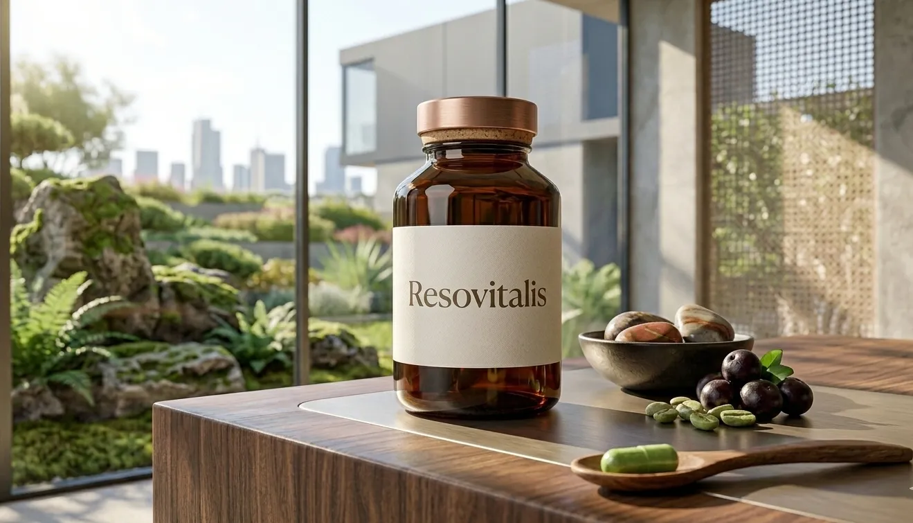 Resovitalis dietary supplement bottle
